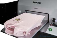 Brother GT-541 Digital Printing on Polo Shirt